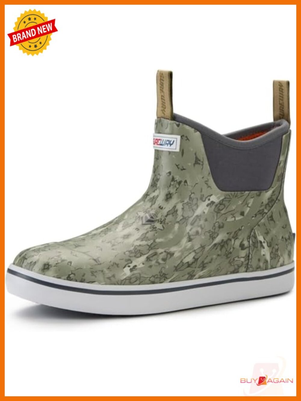 Waterproof Ankle Deck Boots Slip Resistant Neoprene Rubber Rain Boots